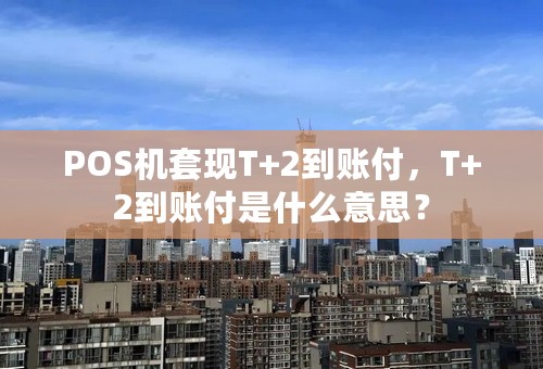 POS机套现T+2到账付，T+2到账付是什么意思？