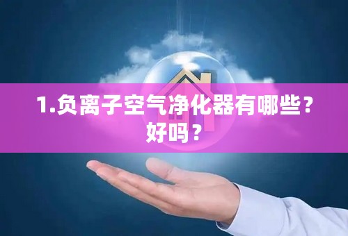 1.负离子空气净化器有哪些？好吗？