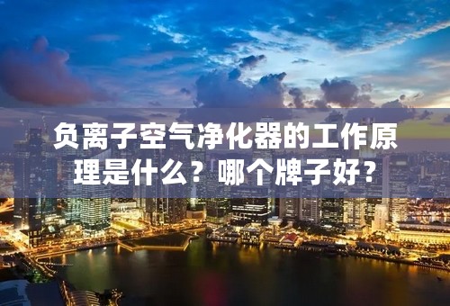 负离子空气净化器的工作原理是什么？哪个牌子好？