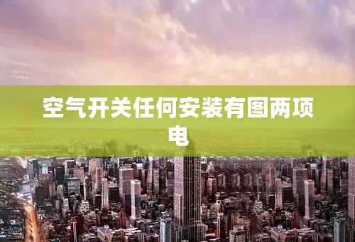 空气开关任何安装有图两项电