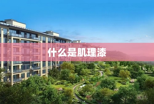 什么是肌理漆