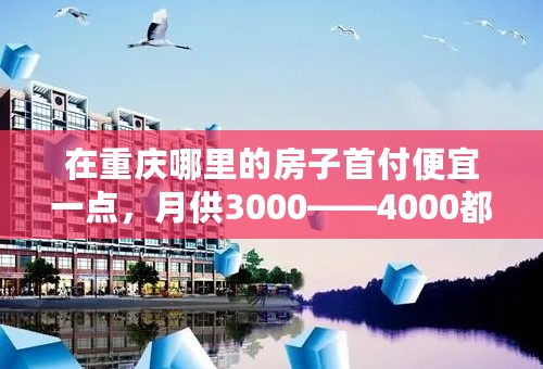 在重庆哪里的房子首付便宜一点，月供3000——4000都行