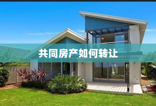 共同房产如何转让