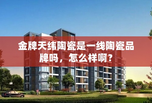 金牌天纬陶瓷是一线陶瓷品牌吗，怎么样啊？