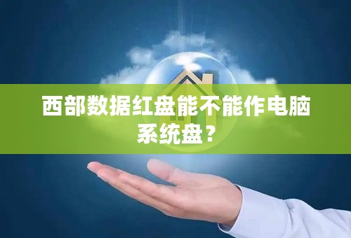 西部数据红盘能不能作电脑系统盘？