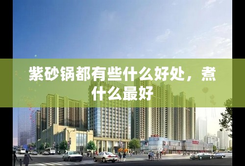 紫砂锅都有些什么好处，煮什么最好