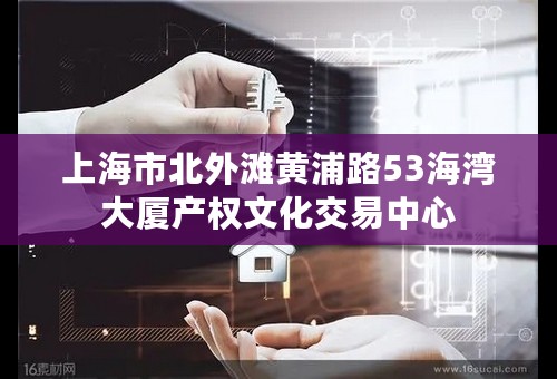 上海市北外滩黄浦路53海湾大厦产权文化交易中心