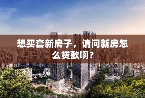 想买套新房子，请问新房怎么贷款啊？