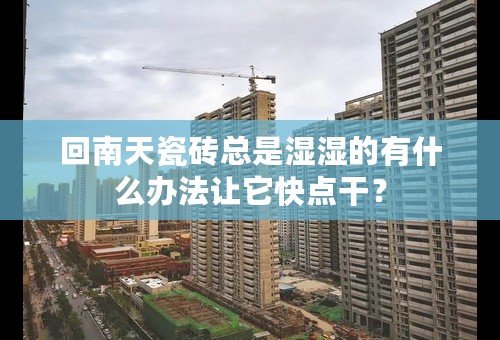 回南天瓷砖总是湿湿的有什么办法让它快点干？