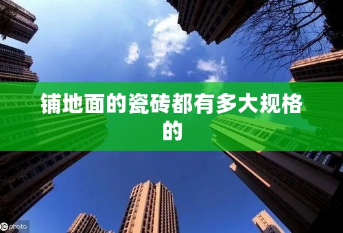 铺地面的瓷砖都有多大规格的