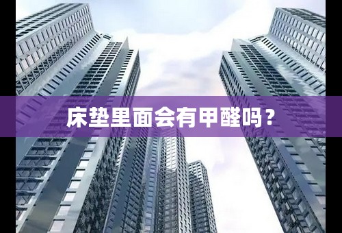 床垫里面会有甲醛吗？