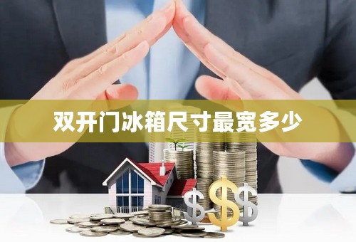 双开门冰箱尺寸最宽多少