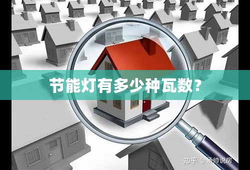 节能灯有多少种瓦数？