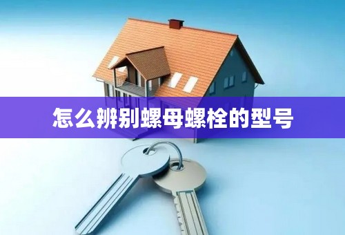 怎么辨别螺母螺栓的型号