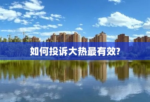 如何投诉大热最有效?