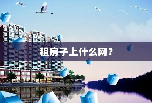 租房子上什么网？