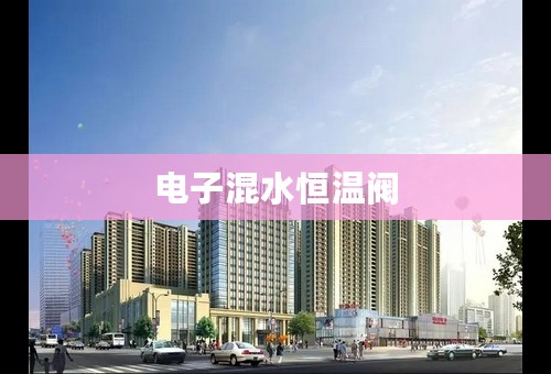 电子混水恒温阀