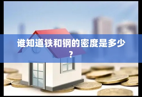 谁知道铁和钢的密度是多少?
