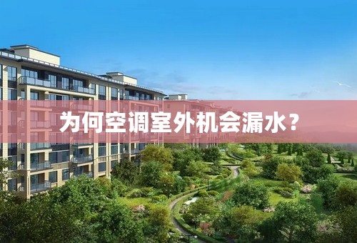 为何空调室外机会漏水？