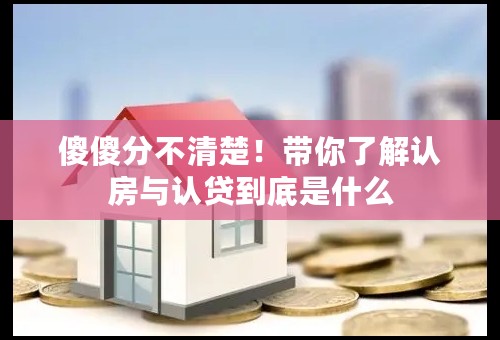 傻傻分不清楚！带你了解认房与认贷到底是什么