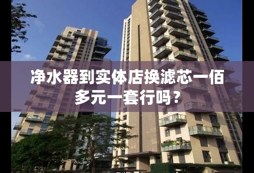 净水器到实体店换滤芯一佰多元一套行吗？