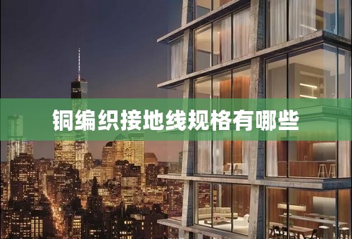 铜编织接地线规格有哪些