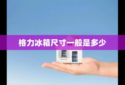 格力冰箱尺寸一般是多少