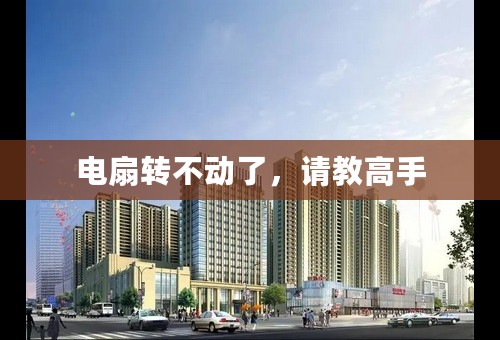 电扇转不动了，请教高手
