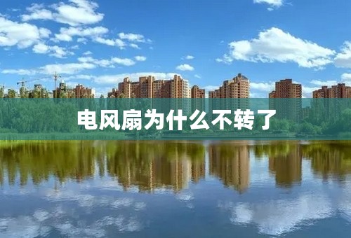 电风扇为什么不转了