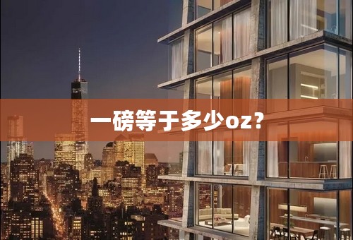 一磅等于多少oz？