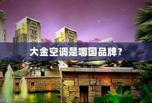 大金空调是哪国品牌？