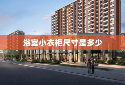 浴室小衣柜尺寸是多少