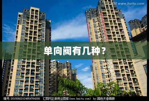 单向阀有几种？