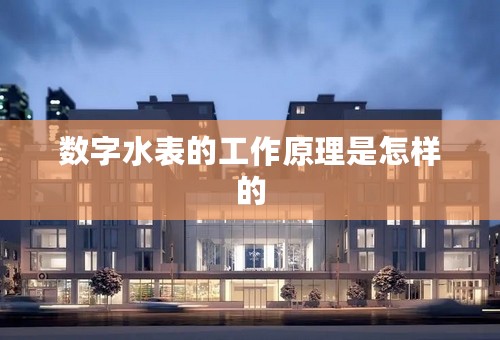 数字水表的工作原理是怎样的