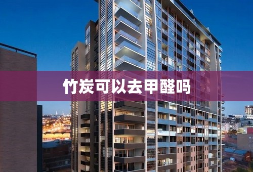 竹炭可以去甲醛吗