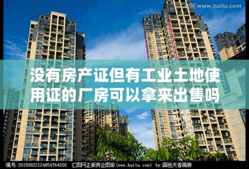 没有房产证但有工业土地使用证的厂房可以拿来出售吗？