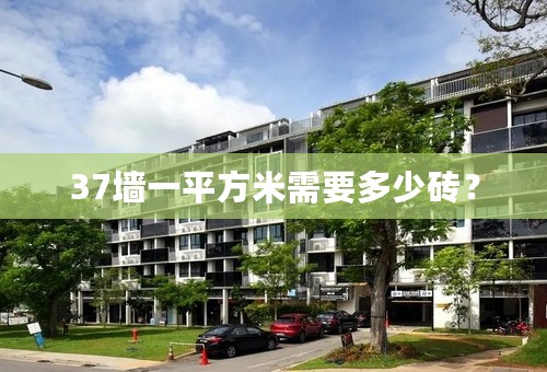 37墙一平方米需要多少砖？