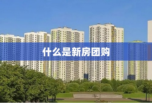 什么是新房团购