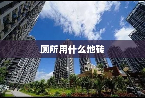 厕所用什么地砖