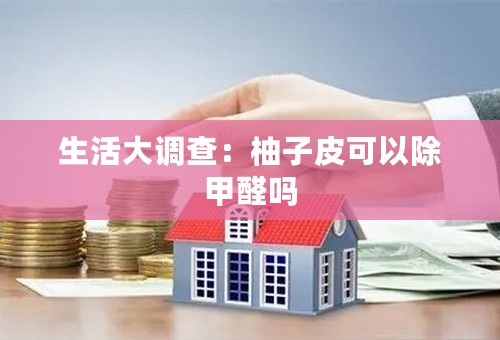 生活大调查：柚子皮可以除甲醛吗