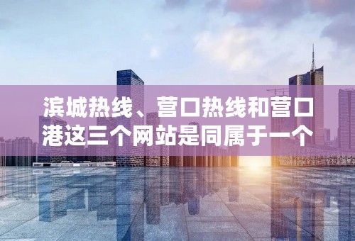 滨城热线、营口热线和营口港这三个网站是同属于一个公司的吗？