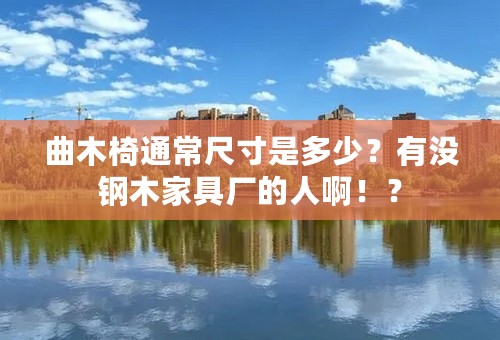 曲木椅通常尺寸是多少？有没钢木家具厂的人啊！？