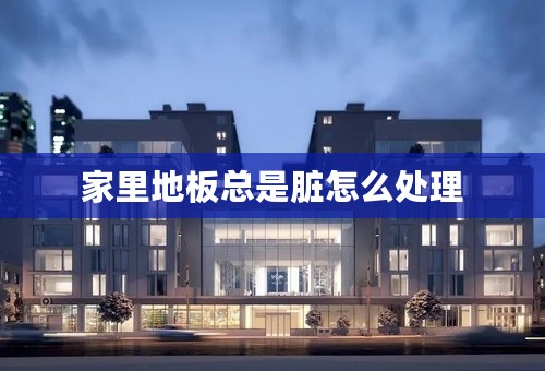 家里地板总是脏怎么处理
