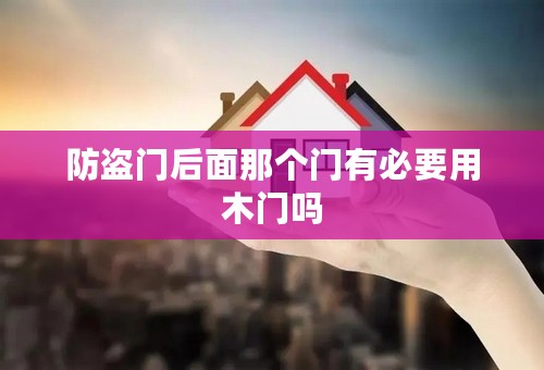 防盗门后面那个门有必要用木门吗