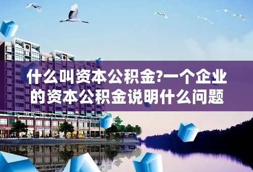 什么叫资本公积金?一个企业的资本公积金说明什么问题?