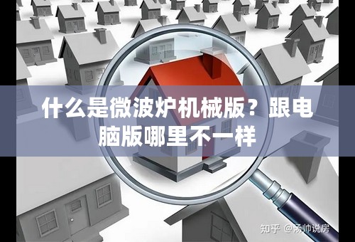 什么是微波炉机械版？跟电脑版哪里不一样