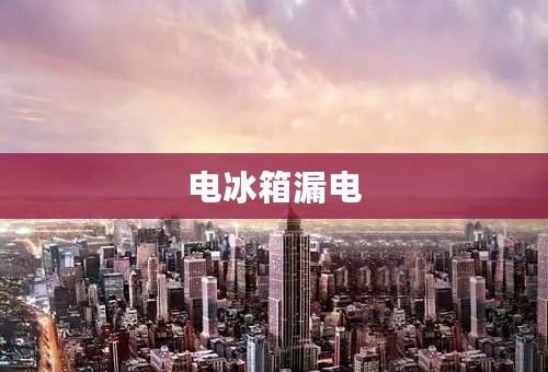 电冰箱漏电