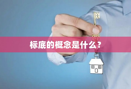 标底的概念是什么？