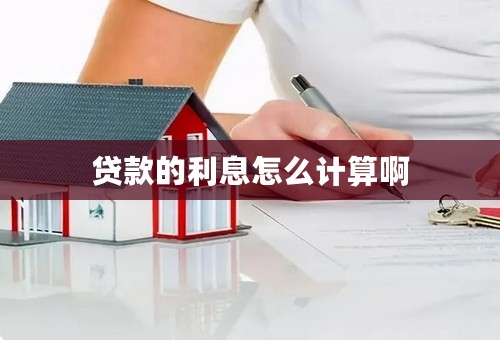 贷款的利息怎么计算啊