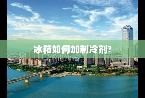 冰箱如何加制冷剂?